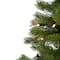 6.5 Ft. Pre-Lit Feel Real® Downswept Douglas Fir Slim Artificial Christmas Tree, Clear Lights